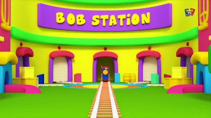 Bob le train - Famille finger - Chanson pour les enfants - Bob The Train - Finger Family Song (1)