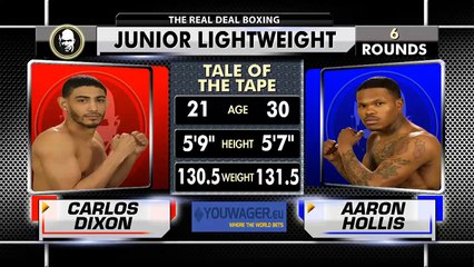 Carlos Dixon vs Aaron Jamel Hollis (27-04-2018) Full Fight
