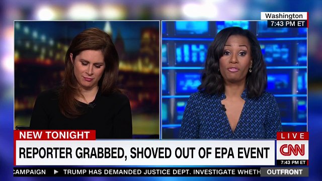 reporter grabbed and thrown out by EPA calls it part of a pattern with Scott Pruitt scared of reporters