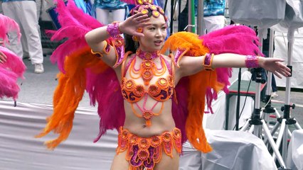 4K60P vol.2 うらやす百縁商店街2018 エストランジェイロス・サンバ・ステージ G.R.E.S. Estrangeiros SAMBA stage (2) (2)