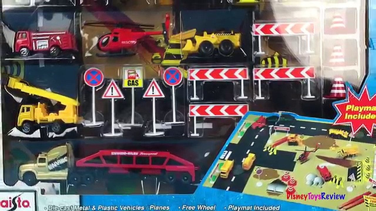 Maisto Fresh Metal Construction Mini Mighty Machines Bulldozers Excavator Dump Truck Construction