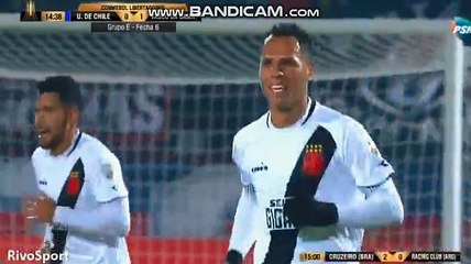 Bruno da Silva Barbosa Goal ~ Universidad de Chile vs Vasco Da Gama 0-1