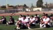 A football team performs a Fijian Meke ✊ Can someone please tell us more details about this video, so we can send our thanks to this team that made our day..