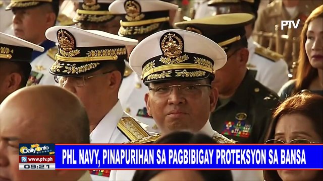 Pres. #Duterte, nanindigang hindi isasabak sa gyera ang PHL; PHL Navy, pinapurihan sa pagbibigay proteksyon sa bansa