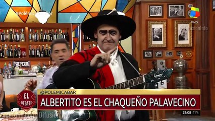 Albertito como el "Chaqueño Palavecino" en Polémica en el Bar HD | 22-05-2018 |