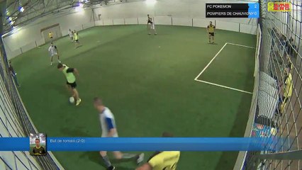 But de romain  (2-0) - FC POKEMON Vs POMPIERS DE CHAUVIGNY - 22/05/18 21:00 - LIGUE 2