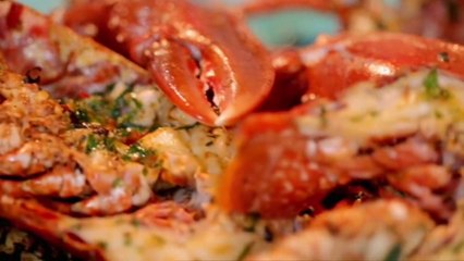 Grilled Lobster with Bloody Mary Linguine