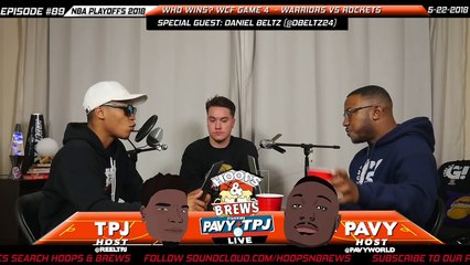 GS Warriors vs Houston Rockets | Game 4 | Who will win ? | Hoops N Brews