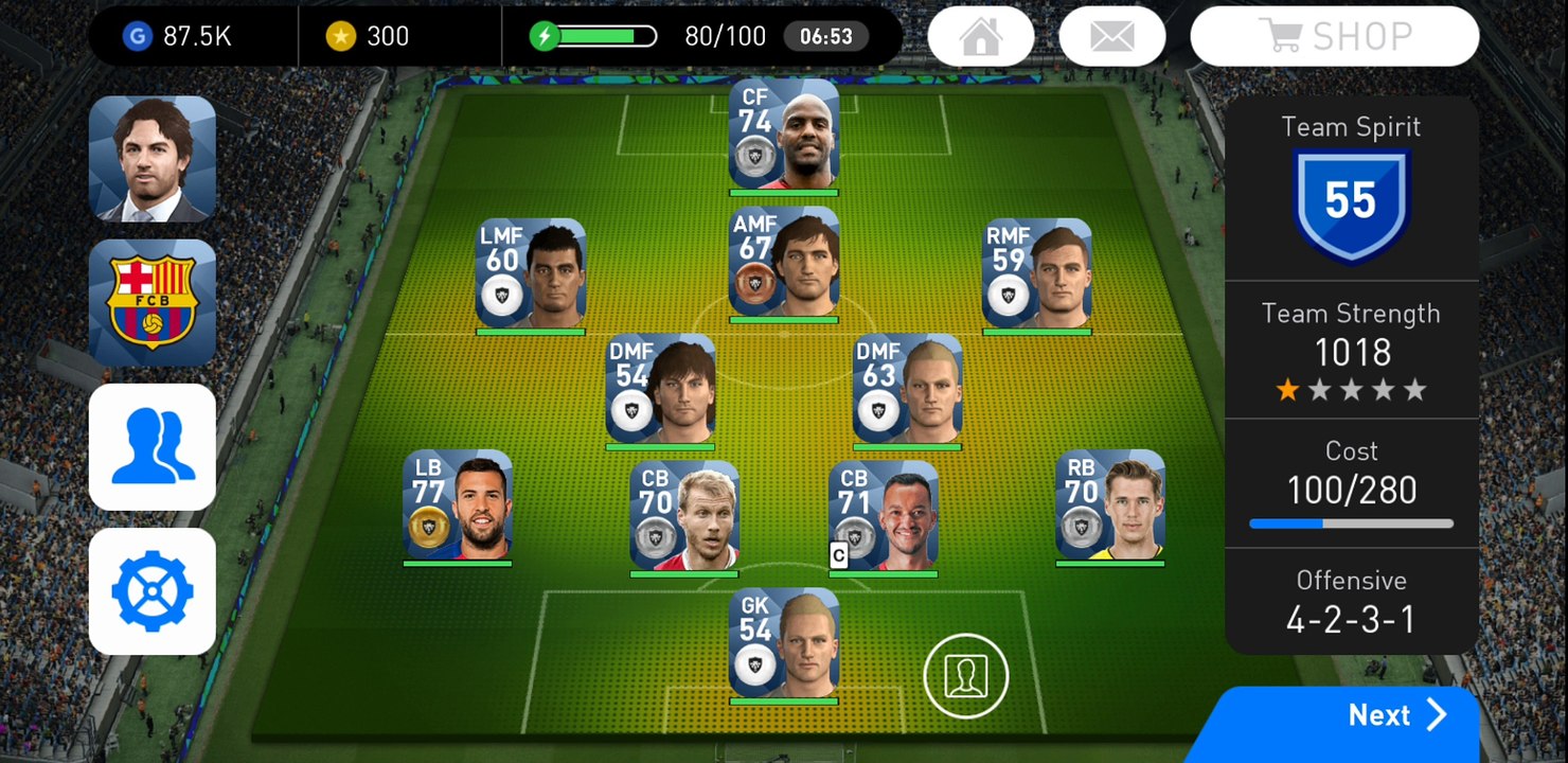 PES 2018 PRO EVOLUTION SOCCER IOS Android Gameplay HD #6