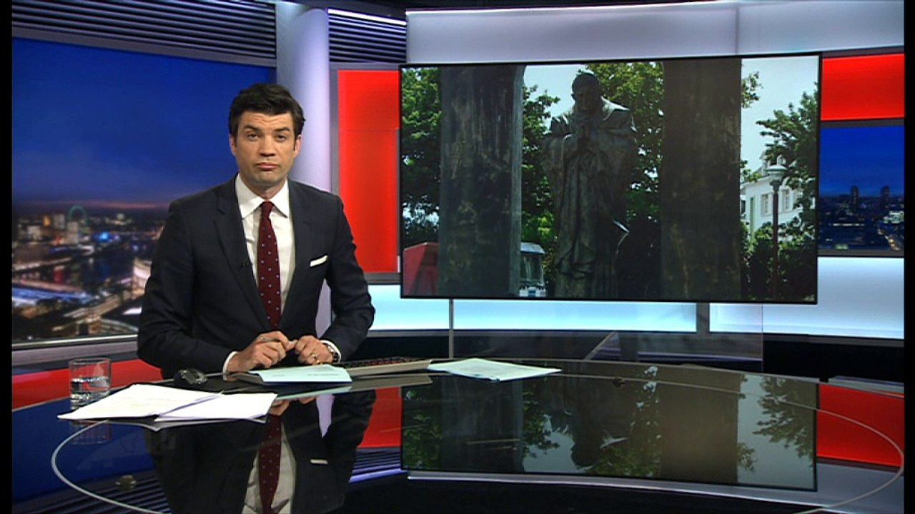 A controversial statue of John Paul II is being moved from its current location in Brittany