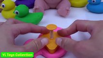 Baby Doll Plays Play Doh Ducks with Surprise Molds Fun for Kids