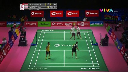 Rekaman Kevin/Marcus Tumbang dan Aksi Dramatis Ihsan Maulana