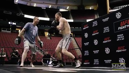 UFC on FOX 29: Justin Gaethje Open Workout Highlights - MMA Fighting