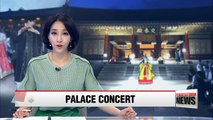 Korean traditional music concert held at Seoul's Gyeongbokgung Palace
