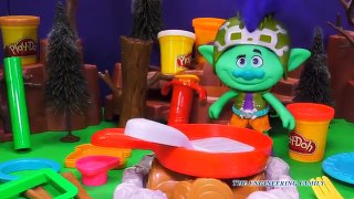 Unboxing New Play Doh Campfire Playset with Trolls Branch