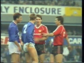 Everton - Manchester United 30-10-1988 Division One