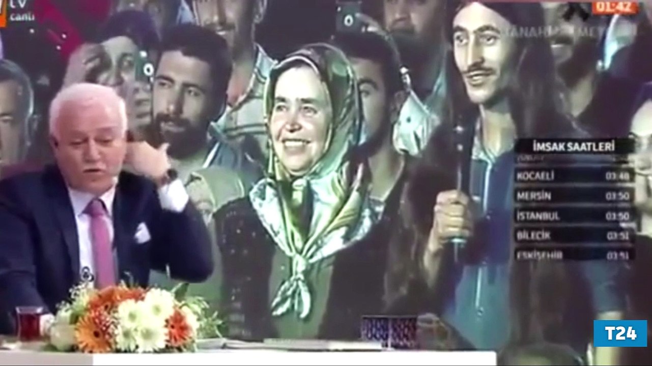 Nihat Hatipoğlunun programında Erkekte uzun saç haram mı? sorusu