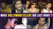 What Bollywood Celebs Did Last Night | Sonam & Anand, Varun Dhawan, Jacqueline Fernandez