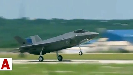 Türkiye�nin F-35A savaş uçağı ilk kez görüntülendi