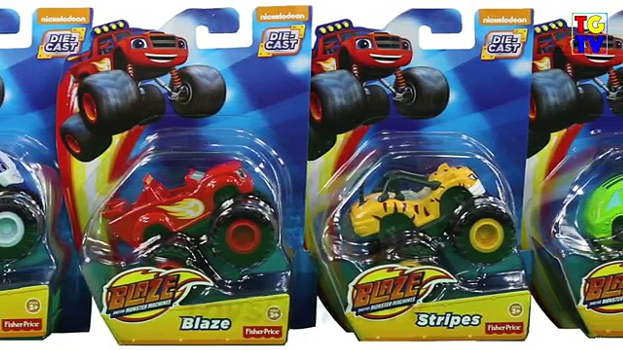 Blaze and the Monster Machines vs Monster Trucks Grave Digger
