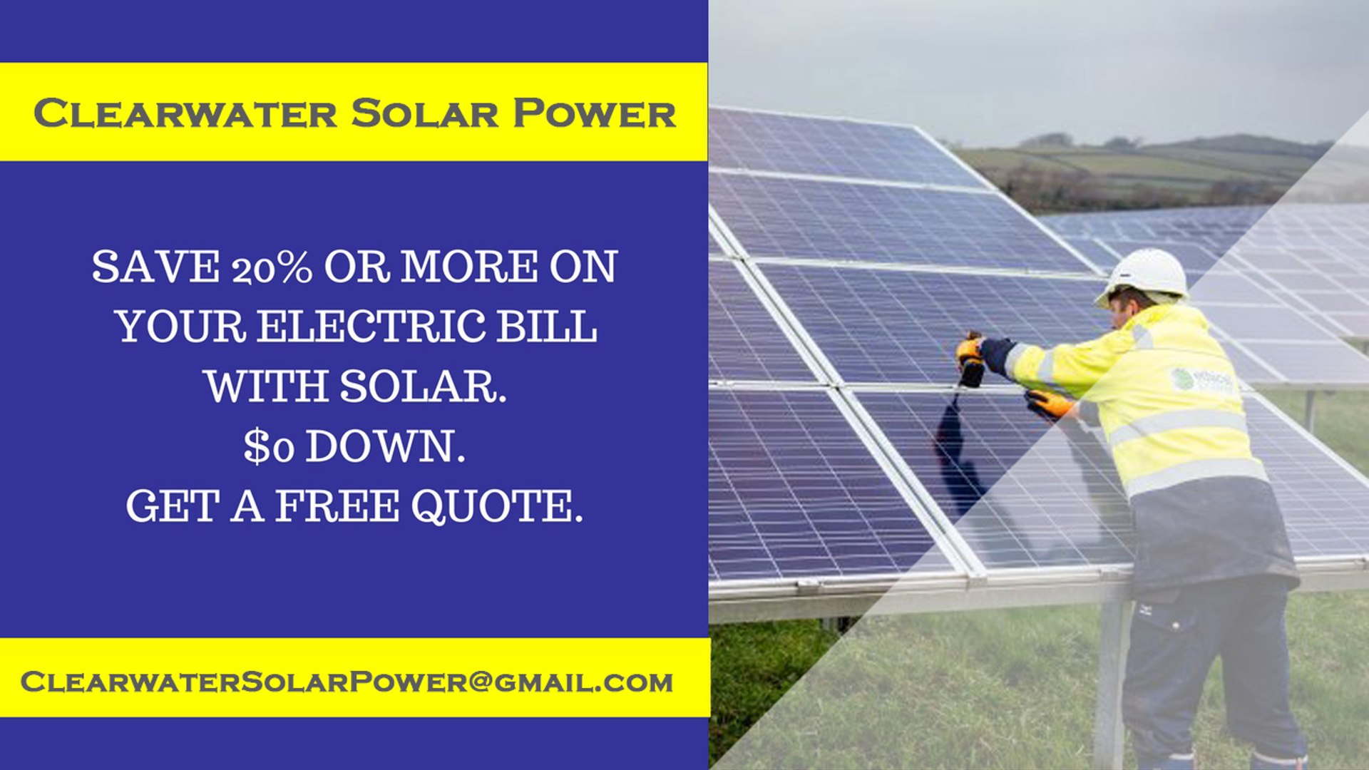 ⁣Affordable Solar Energy Clearwater FL - Clearwater Solar Energy Costs