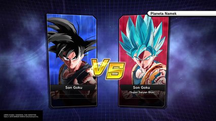 DRAGON BALL XENOVERSE 2, Son Goku vs Goku SSJ Blue
