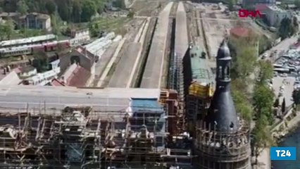 Haydarpaşa Garındaki yangının izleri siliniyor