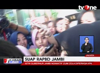 Istri Zumi Zola Diperiksa Penyidik KPK