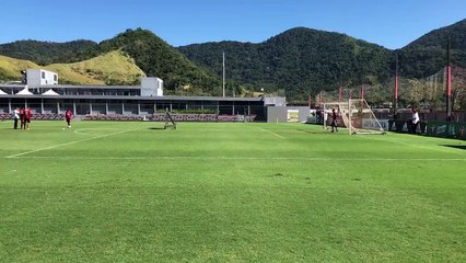 El golazo de Vinicius Jr en el entrenamiento