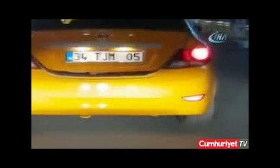 Taksi bagajında yolculuk!