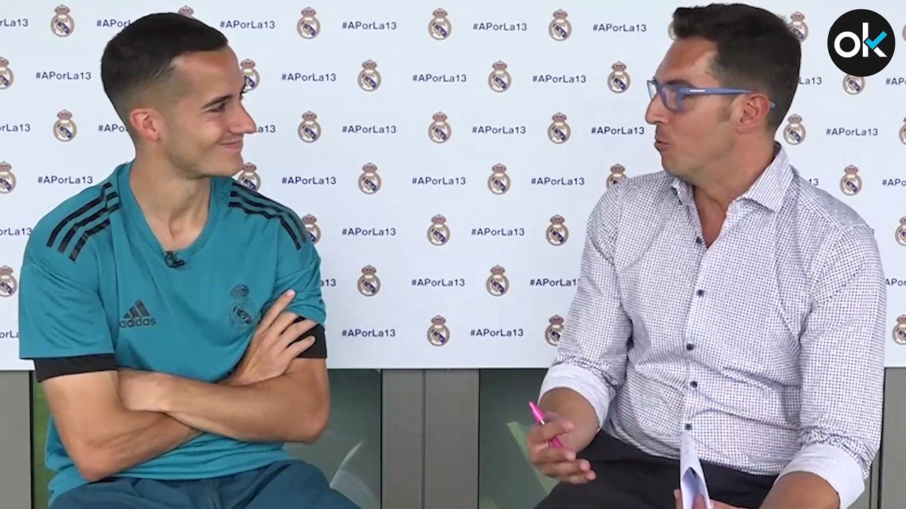Lucas Vázquez en el Media Day del Real Madrid p...