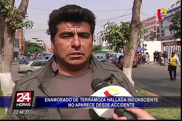 Se recupera terramoza hallada inconsciente en Panamericana Norte