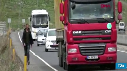 Cumhurbaşkanı Erdoğanı görmek için 1255 kilometre yürüyecek olan Mirza, Erzuruma ulaştı