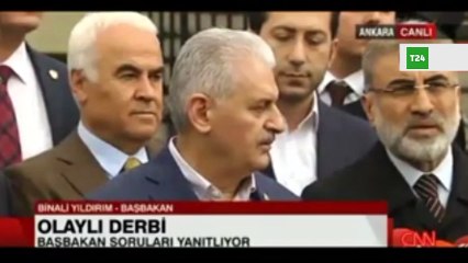 Başbakan Yıldırımdan olaylı derbi sonrası ilk açıklama: Rekabet şiddete dönünce eğlenceden çıkar