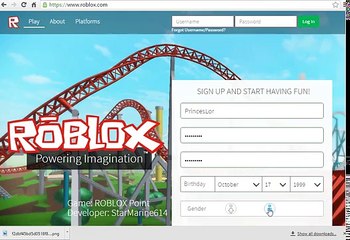 Sign Up And Start Having Fun Roblox