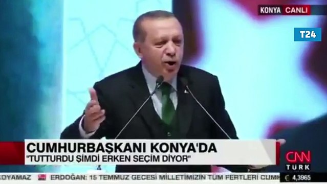 Erdoğanın 6 ay önceki konuşması sosyal medyada yeniden gündeme geldi: Ne erken seçimi ya!