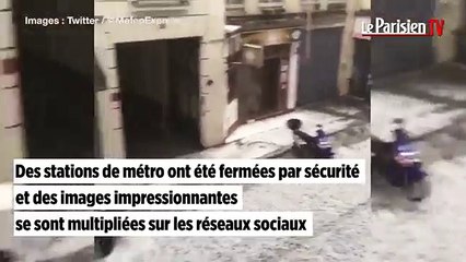 Une averse de grêle impressionnante s’abat sur la capitale