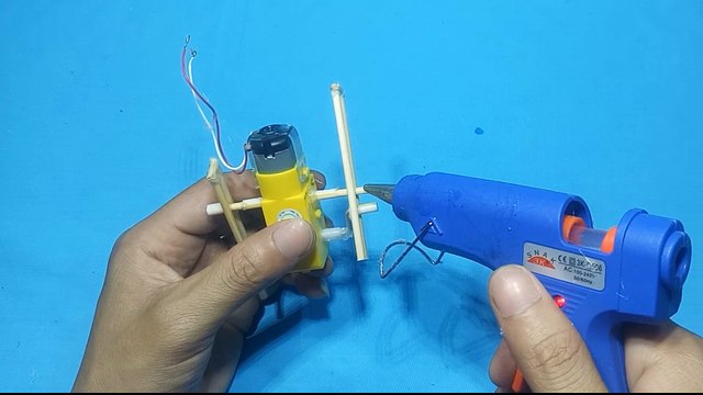 How to make Electric robot with DC motor DIY robot