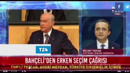 Bahçelinin erken seçim çağrısına CHPden yanıt