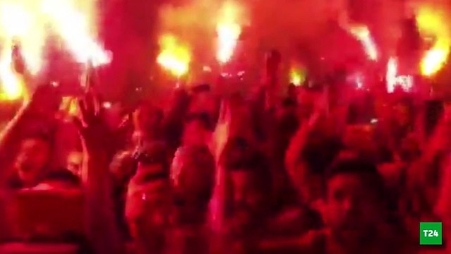 Maç sonrası Floryadan renkli görüntüler