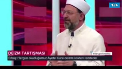 Diyanet İşleri Başkanı Erbaş: Milletimiz deizm gibi sapık, batıl bir anlayışa asla prim vermez