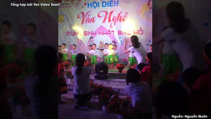Sự bất lực của cô giáo mầm non khi dạy trẻ múa khiến dân mạng vừa thương vừa buồn cười