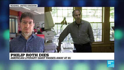 "Philip Roth reinvented himself many times over his career", says professor