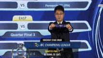 مراسم قرعه کشی مرحله یک چهارم نهایی لیگ قهرمانان فوتبال آسیا