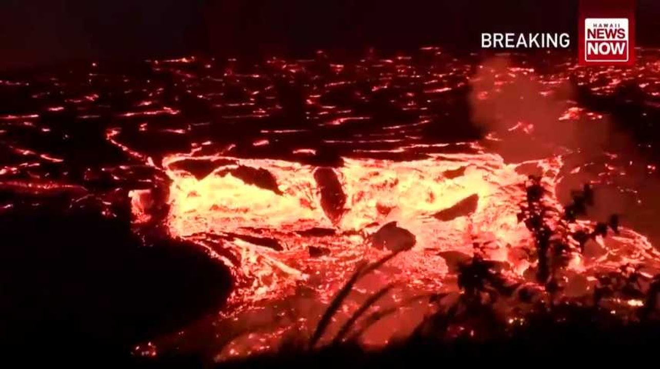 Ces nouvelles images des coulées de lave à Hawaï sont dignes du Mordor