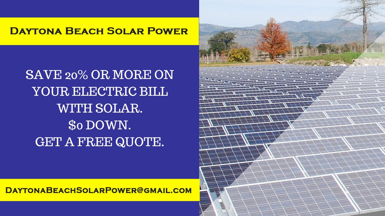 Affordable Solar Energy Daytona Beach FL - Daytona Beach Solar Energy Costs