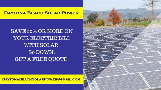 Affordable Solar Energy Daytona Beach FL - Daytona Beach Solar Energy Costs