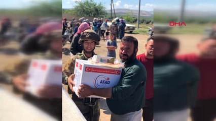 TSK ve Afad, Afrin'de 'İnsani Yardım' Desteklerini Sürdürüyor -Hd