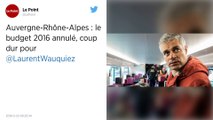 Auvergne-Rhône-Alpes. Le budget 2016 de Laurent Wauquiez annulé par la justice.