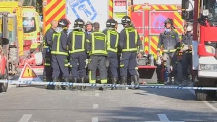 Horas de angustia en la búsqueda de los obreros atrapados en el derrumbe en Madrid